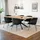 Home Deluxe AVENCIA 200 x 76 x 120 cm Light Oak/schwarz