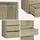 sweeek Kinderkleiderschrank Modul mit 4 Schubladen  Natur Holz beige