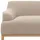 Beliani Sofa 3-Sitzer Sosjo Stoff Taupe