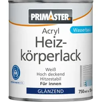 Primaster Heizkörperlack Weiß glänzend 0,75 l