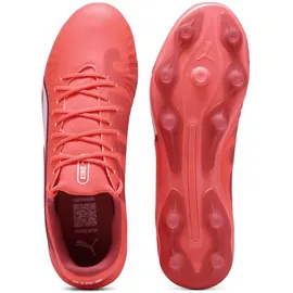 Puma King Match AG/FG Herren Glowing Red/White 48