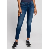 Tommy Jeans Skinny-fit-Jeans TOMMY JEANS Gr. 24, Länge 32, blau (new niceville mid blue) Damen Jeans Röhrenjeans