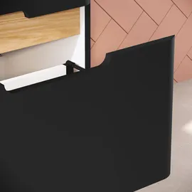 Vitra Sento Waschtisch-Möbel-Set 65877 78x48,5x68,5cm, 2 Vollauszüge, fjordgrün matt, Dekor