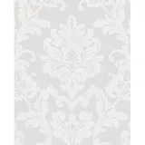 Marburg Vliestapete Floral Ornamental Weiß-Pearl 10,05 m x 0,53 m FSC®