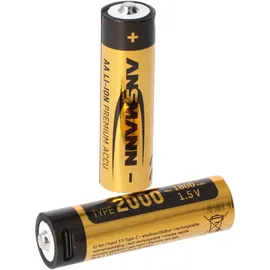 Ansmann Premium Li-Ion Akku AA 2000 mAh 8 St.