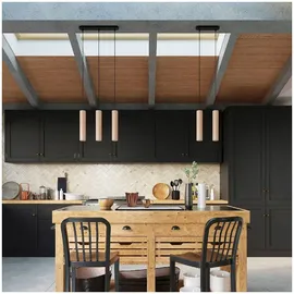 Sollux LINO 3-flg. 40 W 40 cm beige/schwarz