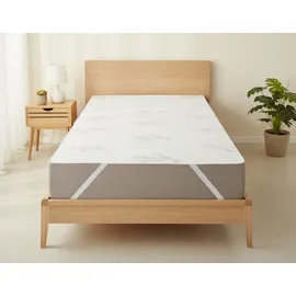 OTTO home Bambussy Matratzenauflage 90 x 200 cm weiß