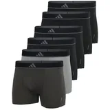 adidas Active Micro Flex Eco Boxershorts grau/schwarz S 6er Pack