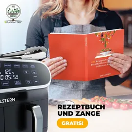 STILLSTERN Dual Heißluftfritteuse 8L schwarz