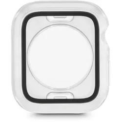 210918 Hülle Apple Watch 4/5/6/SE 1. Gen./SE 2. Gen (Schwarz, Transparent)