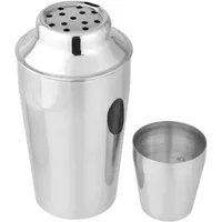 Fackelmann Cocktailshaker 400 ml, Cocktail-Mixer aus Edelstahl, Schüttelbecher für