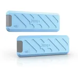Ninja FrostVault kleine Kühlakkus, 2er-Pack (je 317 g) XSKSMLICEPKEUK, Blau