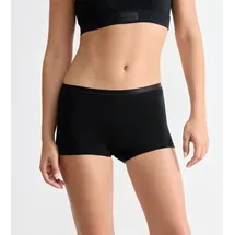 SLOGGI GO Daily Cotton Shorts Schwarz Baumwolle, Large Damen,