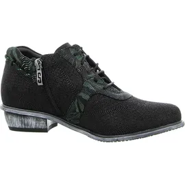 SIMEN Schnürschuh Damen Schwarz/Grün 40