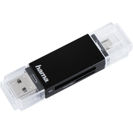 Hama Kartenleser USB 2.0 Schwarz