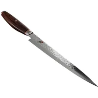 MIYABI 6000 MCT silber, braun glatt, Klinge: 24,0 cm,