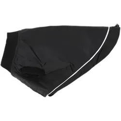 VOV & VUF Hunde wasserabweisender Regenmantel Hunde-Bekleidung DOGRAIN02 Schwarz - XS