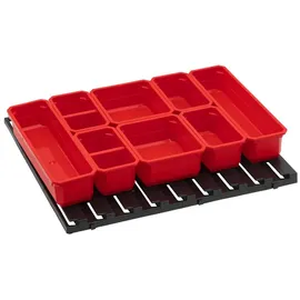 QBRICK SYSTEM Werkzeugkoffer Container Set 39 x 35 cm mit 8 Behältern