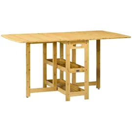 Homcom Klapptisch 149,5 x 73,5 x 80 cm beige