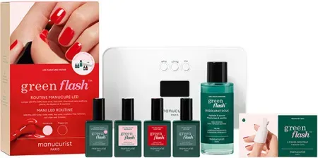Manucurist Green Flash Kit Poppy Red/Hortencia