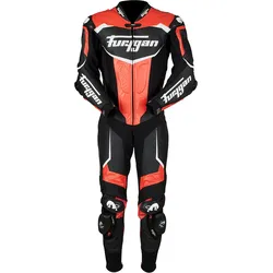 Furygan Overtake, Lederkombi 1tlg. perforiert - Schwarz/Rot/Weiß - 56