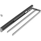 SO-Tech - Kesseböhmer Teleskop-handtuchauszug Anthrazit - 1 Stück 2-armig Länge 410 Mm (ausgezogen Ca. 710 Mm) Handtuchhalter Von Sotech