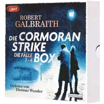 Random House Audio Die Cormoran Strike Box: Der Ruf des Kuckucks – Der Seidenspinner – Die Ernte des Bösen – Weißer Tod