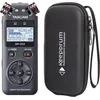 Tascam DR-05X Audio-Recorder mit Tasche Soft-Case, Audiorecorder