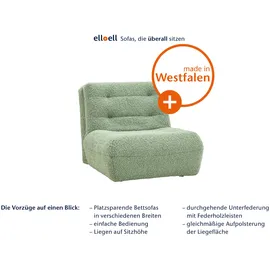 Ell + Ell Schlafcouch 2-Sitzer weiß