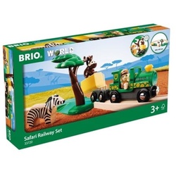 BRIO® Spielzeugeisenbahn-Set Brio World Eisenbahn Set Safari Bahn Set 17 Teile 33720