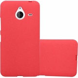 Cadorabo Schutzhülle für Nokia Lumia 640 XL Hülle in Rot Handyhülle TPU Etui Cover Case