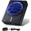 VEVOR Untersitz-Auto-Subwoofer 440W Schlankes Aktives Subwoofer-System 254mm