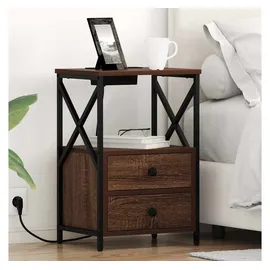 vidaXL Nachtschrank 40 x 31 x 60 cm Braun