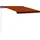 vidaXL Einziehbare Handbetrieben Markise 300 x 250 cm orange/braun 3055187