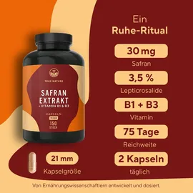 True Nature Safran Extrakt Kapseln 150 St.