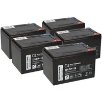 Q-Batteries Akku kompatibel 60V 15Ah (5x12V 15Ah) E-Scooter E-Roller