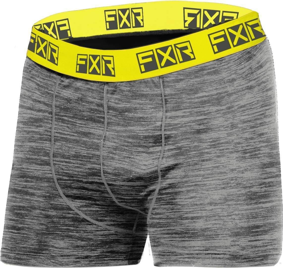 FXR Atmosphere Funktions Boxxer Shorts, grau-gelb, Größe 2XL für Männer