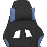 vidaXL Gaming-Stuhl Schwarz und Blau für PC