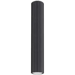 Deckenlampe Deckenleuchte Metall Schwarz 1-Flammig Wohnzimmerlampe H 40 cm