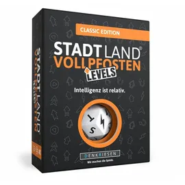 Denkriesen STADT LAND VOLLPFOSTEN® Levels CLASSIC EDITION - "Intelligenz ist relativ