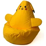 go gift Sitzsack, Gelb, Oxford-Pokémon, 130 x 90 cm