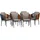 ACAMP Manhattan Stapelsessel 61 x 61 x 81 cm multicolor