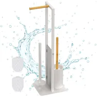 Relaxdays WC Garnitur, HxBxT: 65 x 21 x 18