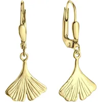 Firetti Paar Ohrhänger »Schmuck Geschenk, Ohrringe Gingko, Gold 333«,