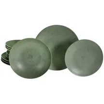 CreaTable Catania Eukalyptus Tafelservice 12-tlg. grün
