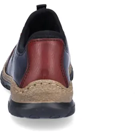 Rieker Damen N3271 Sneaker, Wine/Navy/Brandy/Azzuro/senf/schwarz 35, 37