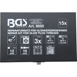 BGS Reparatursatz für Glühkerzengewinde M10 x 1,0