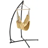 casa.pro XXL Hängesessel Chieti 205x110 cm Beige