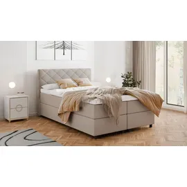 panda möbel Diamaro 140 x 200 cm Dunkelbeige