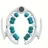 FFitness Anti Cellulite Massage Roller - Cellu Roll Massage Roller Selbstmassage Muskel Beine Gesäß Fitness Yoga (Petrolgrün)